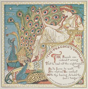 孔雀的抱怨，1887年 作者 英语学校